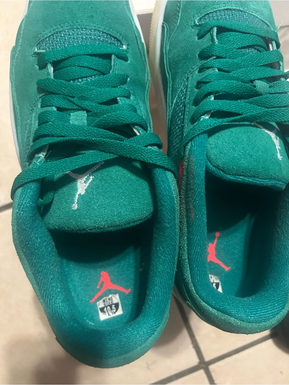 Jordan Flight Court Green Malachite Men’s Size 10.5 With Box